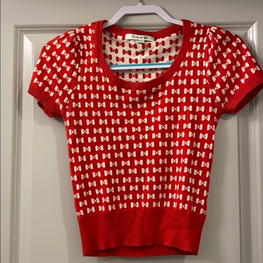 Forever 21 Short Sleeve Sweatshirt